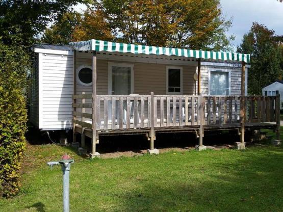 Mobil-home Confort 29 m² - 3 chambres - terrasse couverte - Juill et août : mercredi/mercredi