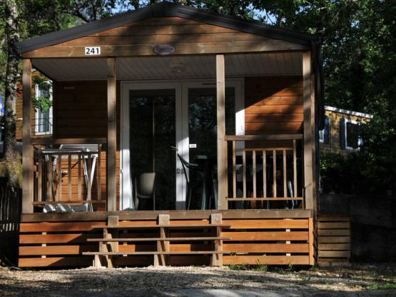 Mobilhome 6 mit Terrasse + Klimaanlage + TV - 36m².