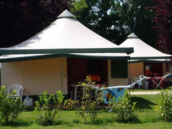 Canvas bungalow Standard 25 m² (2 bedrooms) - sheltered terrace