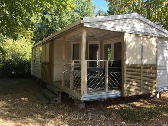 Mobilheim Soleo Confort 35 m² (3 Zimmer) + überdachte Terrasse