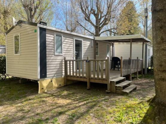 Mobil-home Confort 24m² 2 chambres - Terrasse semi-couverte + TV