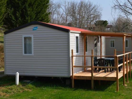 Mobil home Confort + 32m² (3 chambres) + terrasse couverte