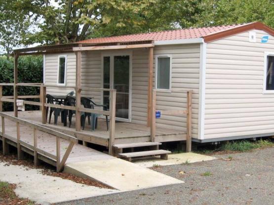 Mobile home PMR Confort + 30m² (2 chambres) + terrasse couverte