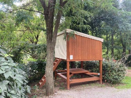 Cabane CAMPETOILE  de 5m² vue sur rivière (sans sanitaires)