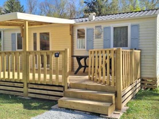 Mobilhome Bermudes Confort 30m² (3 Habitaciónes) + terraza 18 m²+ TV