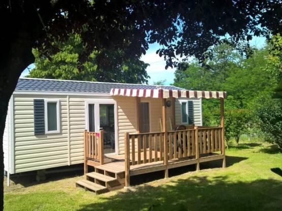 Mobil-home NIRVANA 31m² 2 chambres avec TV- Terrasse