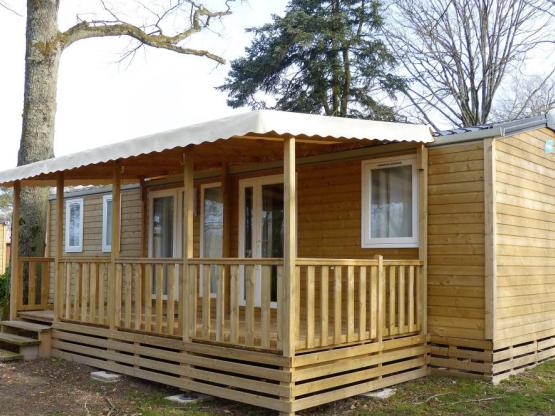 Mobilhome bois 3 chambres - 40m² standing