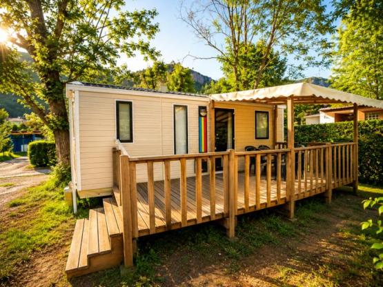Mobil-home Modulo Confort 30m² 2 chambres - Terrasse semi-couverte + TV