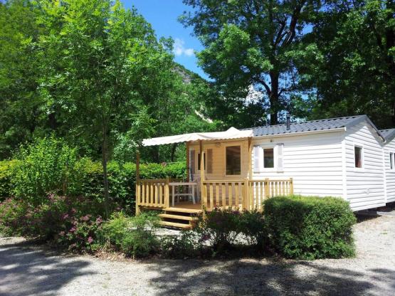 Mobilhome - 2 chambres : 1 chambre lit double, 1 chambre 2 lits simples