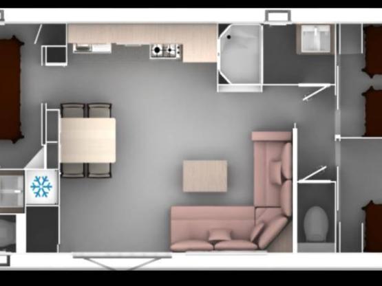 Mobil-Home Privilège 3 Chambres