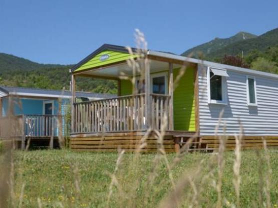 Mobil-home Confort "Poppy's" 22m² - 2 chambres - terrasse couverte