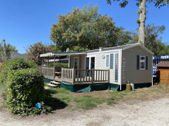 Mobile home Confort+ 28m² (2 chambres) terrasse semi couverte