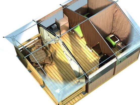 Lodge Exotique 2 Zimmer 30m²