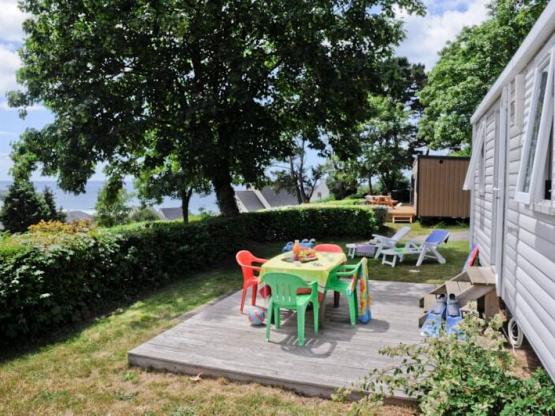 Stacaravan Privilege 2 slaapkamers - TV - 22m²