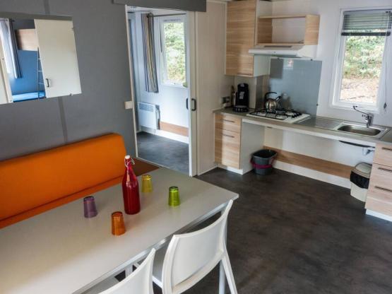 Stacaravan voor mindervaliden Handi 30,5 m² terras, douche + WC