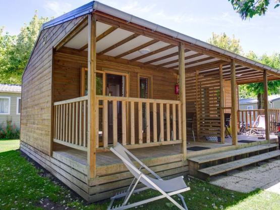 Chalet CONFORT 24m² (1 Zimmer) + überdachte Terrasse 8m²