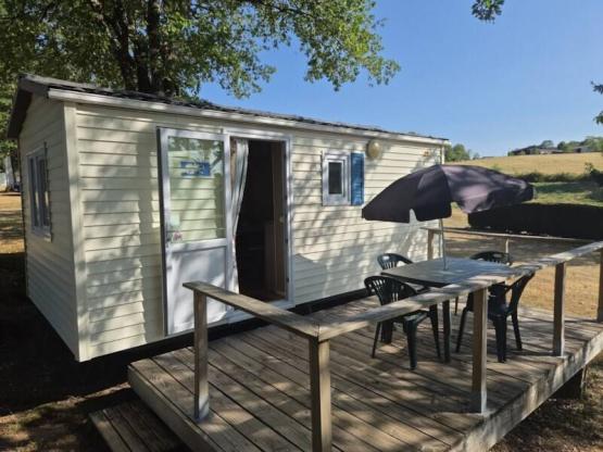 Mobil-home Eco Nature – 2 chambres – sanitaires communs