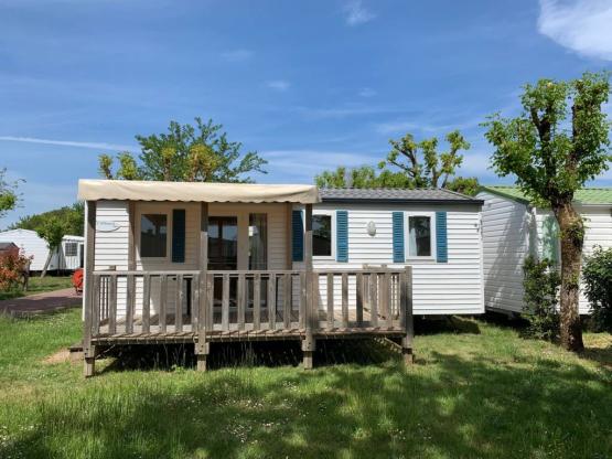 Mobilheim O'Hara 784 32m² - 3 Zimmer + Halbüberdachte Terrasse (12m²)