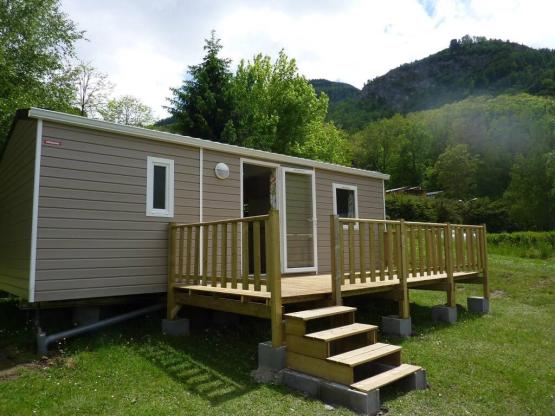 Mobil home Confort 30m² - 3 chambres + terrasse semi-couverte