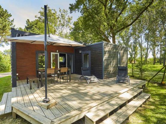 Premium Chalet 46m² 6/8 p. (3 chambres) + terrasse couverte