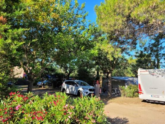 Emplacement camping 2p + 1 voiture + tente ou caravane + électricité