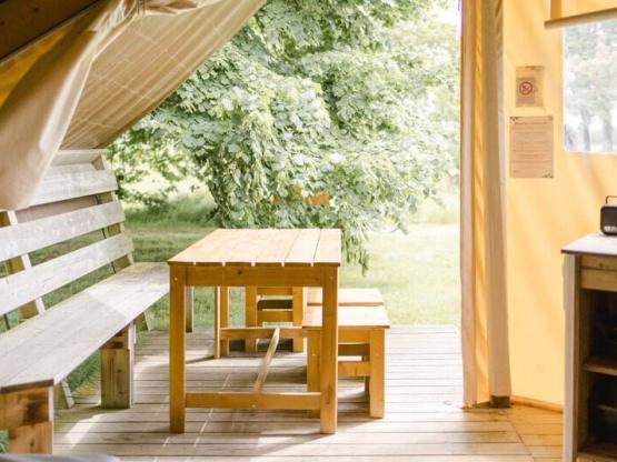 Lodge 21m² (zonder privé sanitair)