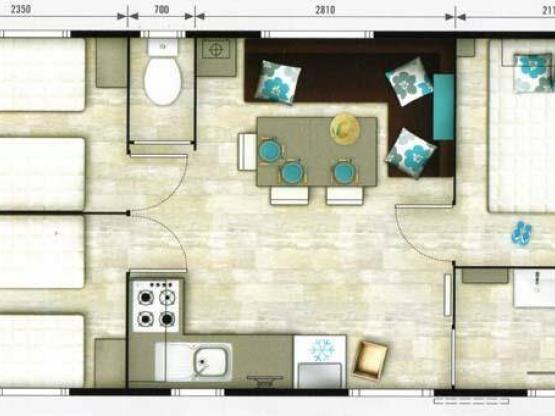 Mobil-home Bermudes 31 m²