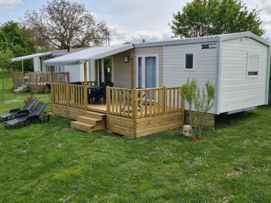 Mobil-home Sirius 46m² 2 chambres - terrasse 1/2 couverte
