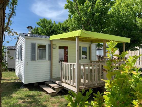 Mobilheim O'Hara 504 18m² + überdachte Terrasse (8m²)