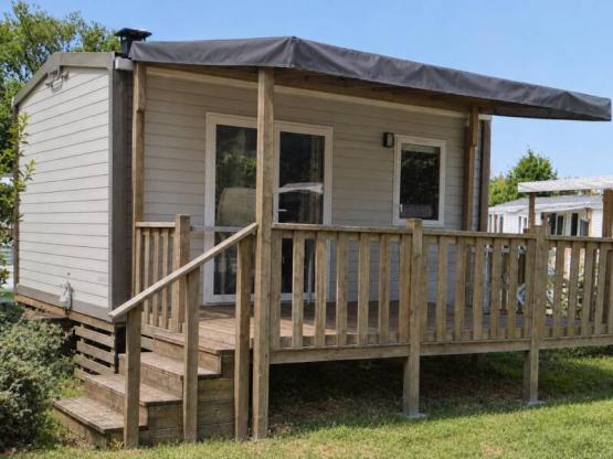 2027 - Mobile-home 18m² + Terrasse bois couverte 8m²