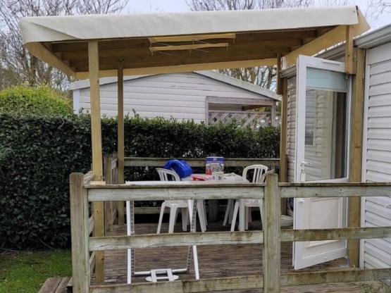 Mobilhome Smally 21m² STANDARD - 2 chambres + terrasse couverte (sans TV)