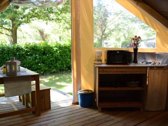 Tente Safari Lodge 2 chambres (sans sanitaire ni chauffage)