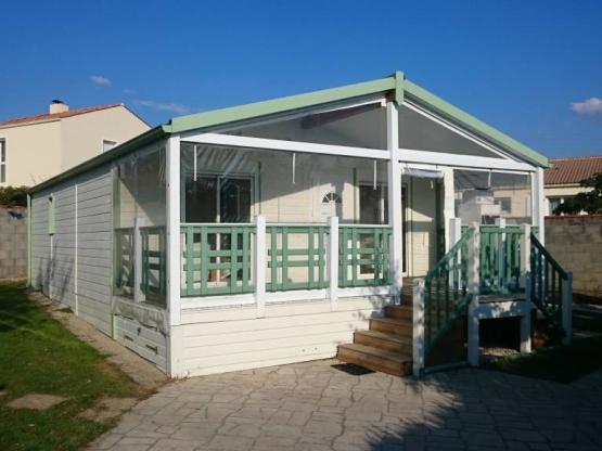 Chalet Prestige 3 chambres 58m² avec terrasse couverte et fermée