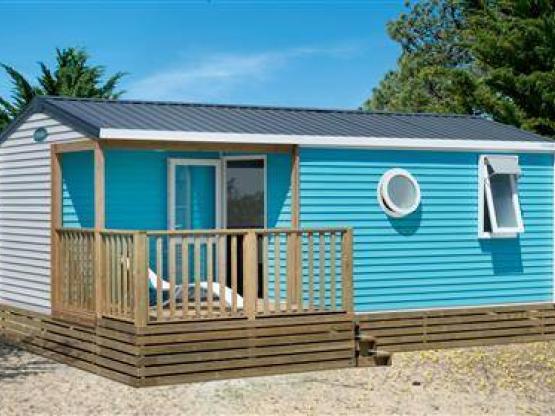 Mobilhome SAMOA 29m² - 2 chambres + terrasse semi-couverte