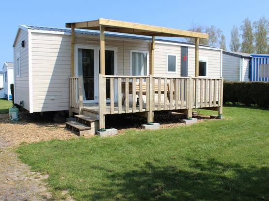 Mobil home Lodge 87 3 chambres - 32 m² + terrasse semi couverte