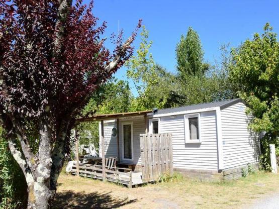 Stacaravan 2 slaapkamers overdekt terras 20 m²