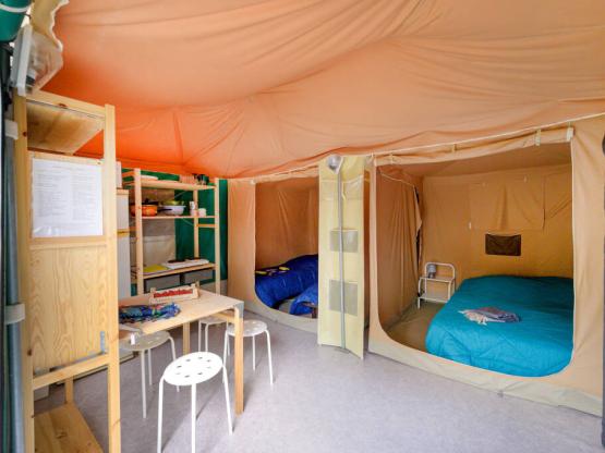 Zelt Caraibe Standard 16m²/ 2 Zimmer ( ohne Sanitäranlagen)