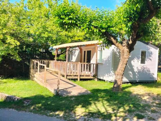 Mobil home special personne à mobilité reduite