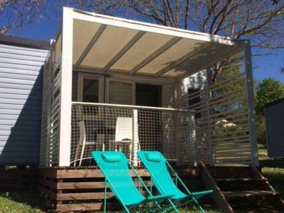 Mobil home Confort 25m² 2 chambres + Terrasse couverte 10m² + Clim
