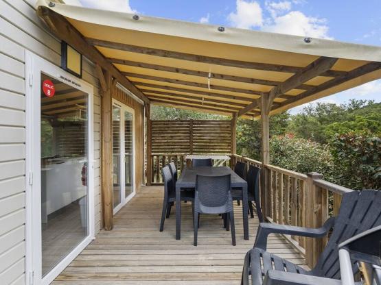 Mobil-home DECLIK 31m² / 3 chambres - terrasse couverte + Climatisation