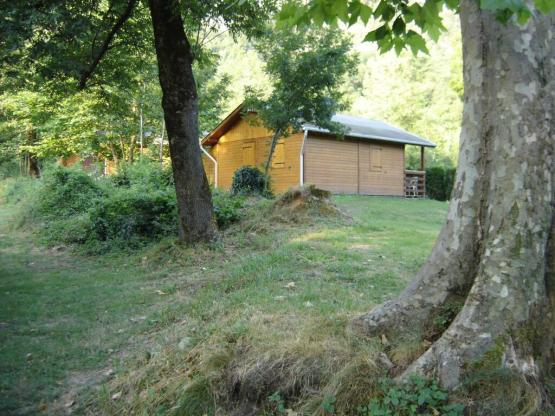 Chalet Bois Standard 30m² - 2 chambres + terrasse couverte