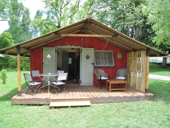 Cabane Suédoise Confort 25m² 2 chambres + Terrasse couverte