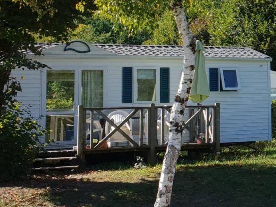 Mobilheim 31 m² / 3 Zimmer - Terrasse