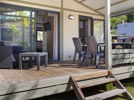 Chalet PREMIUM Daudet 30 m² climatisé- 2 chambres - Terrasse 13.5 m²