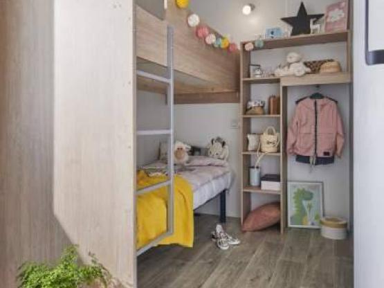 Mobilheim Confort PRM (Personen mit eingeschränkter Mobilität) 2 Schlafzimmern mit Terrasse