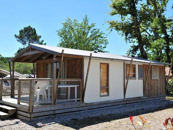 Chalet LODGE Premium TV 43m² - 2 chambres + Terrasse couverte