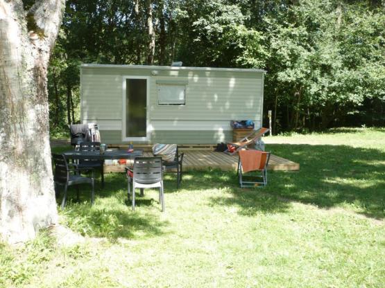 Stacaravan Tilleul - 2 slaapkamers zonder sanitair + terras 12.50m²