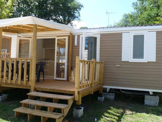 Mobilhome  RIVIERRA  2 chambres  24M2 , terrasse couverte