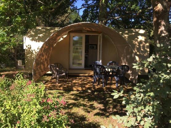 Bungalowtent COCO SWEET zonder privé sanitair - 2 slaapkamers 