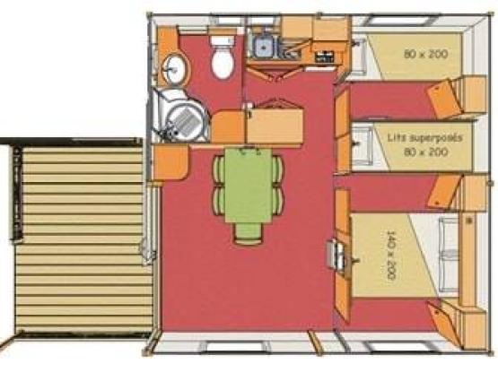 Chalet 2 chambres